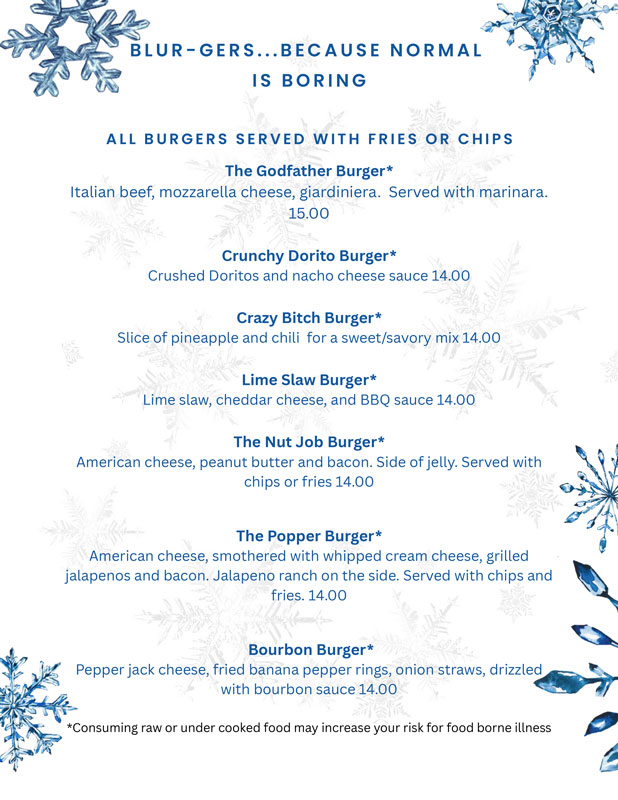 Winter Menu