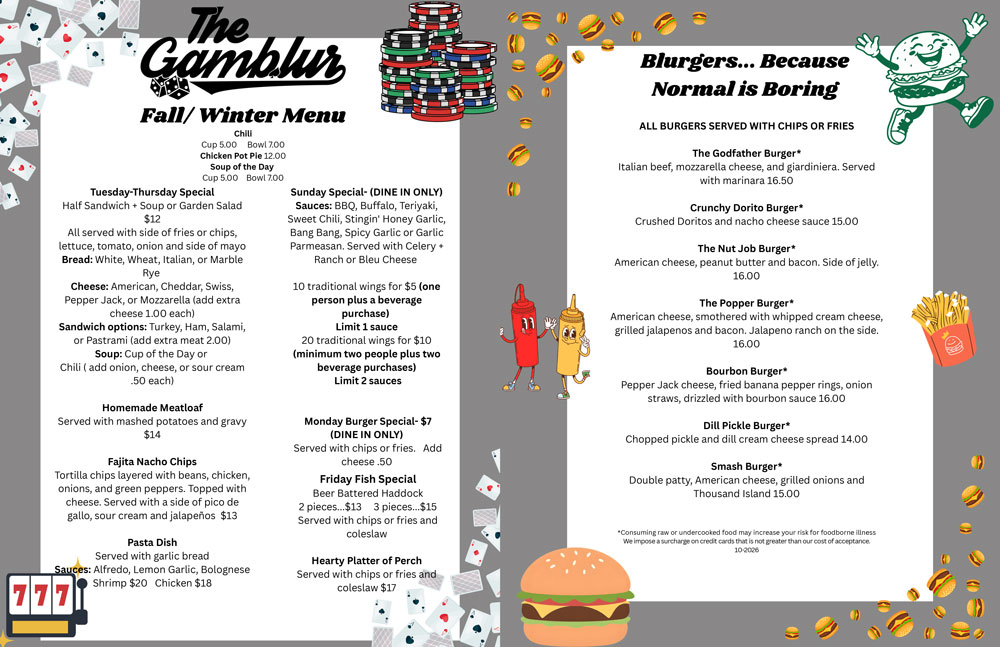 Fall Menu